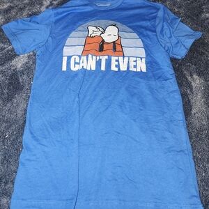 Blue Snoopy Graphic Tee